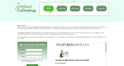 Desktop Screenshot of brilliantedealings.com